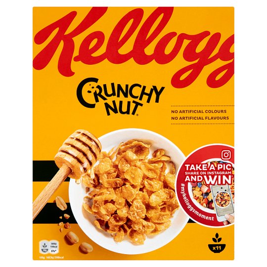 کورن فلکس عسلی 330 گرمی کرانچی نات kelloggs - کورن فلکس عسلی 330 گرمی کرانچی نات kelloggs